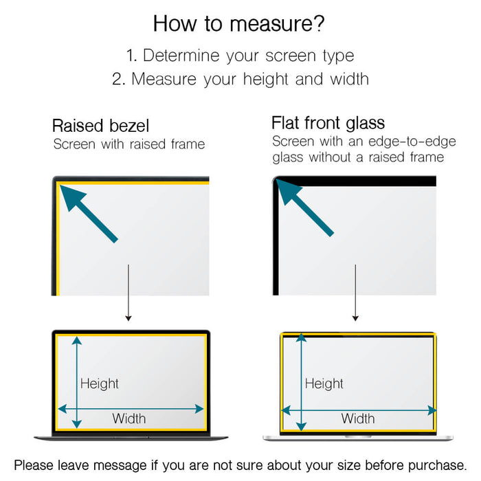 Adhesive Privacy Screen Protector for MacBook Pro/Air