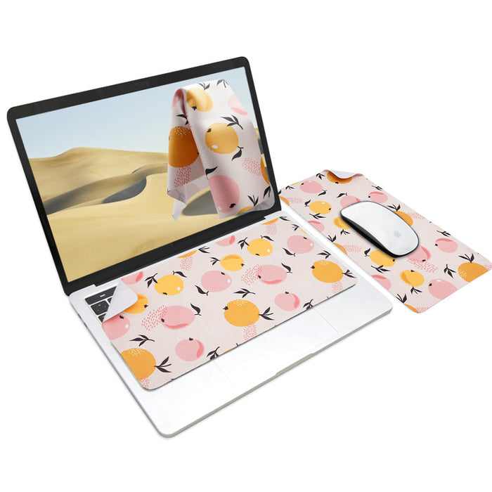 3-in-1 Portable, Washable Mouse & Keyboard Pad (Colorful)