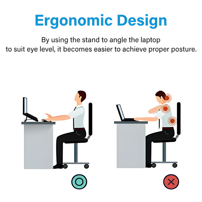 Foldable Flat Laptop Stand