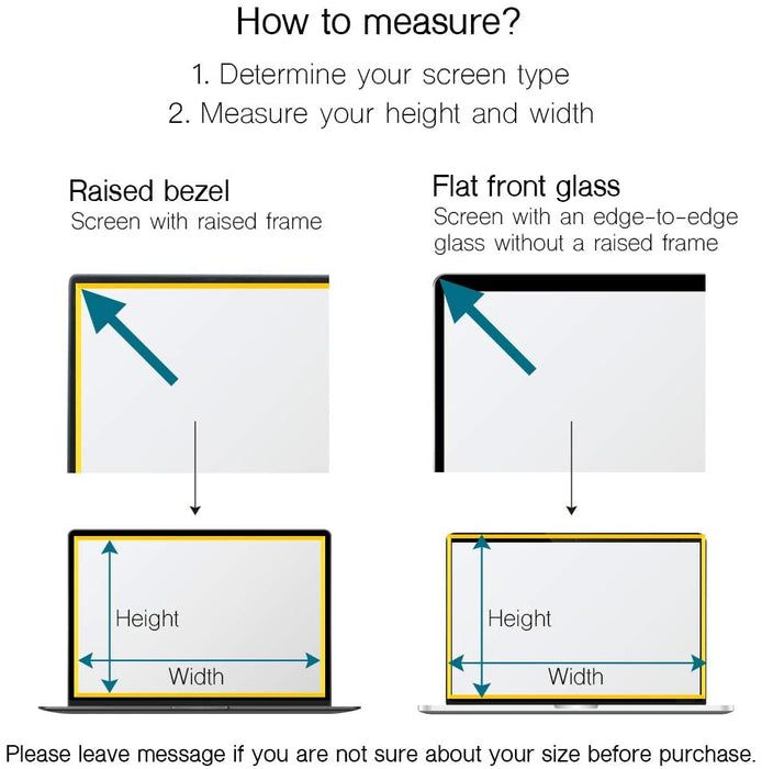 Volume Purchase - Adhesive Privacy Screen Protector for Widescreen Monitor
