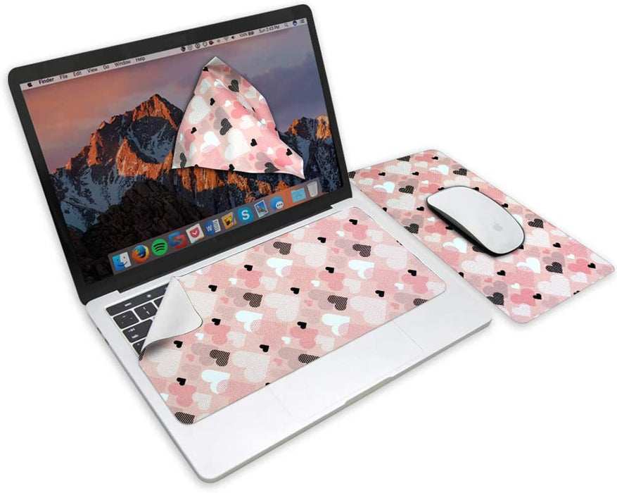 3-in-1 Portable, Washable Mouse & Keyboard Pad (Colorful)