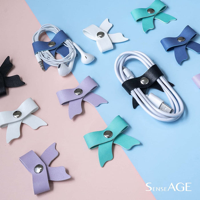 5-Pack Tiny Cord Organizer with Bow Design(Small)