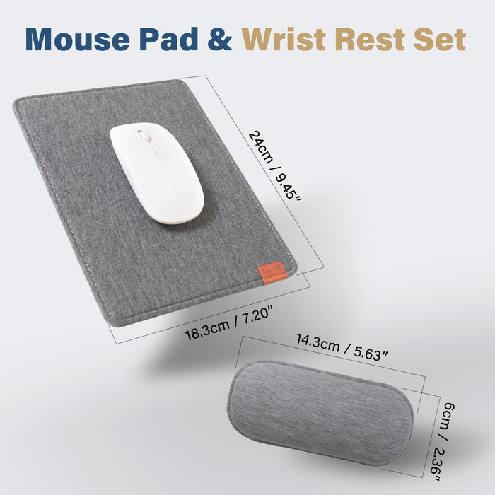 Large Mouse Pad & Wrist Rest Set