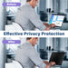 using a Macbook with a privacy screen