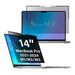 Magnetic Privacy Screen Protector attached to MacBook Pro 14-inch 2021 2022 2023 2024 M1 M2 M3 model.
