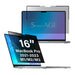 Magnetic Privacy Screen Protector attached to MacBook Pro 16-inch 2021 2022 2023 M1 M2 M3 model.