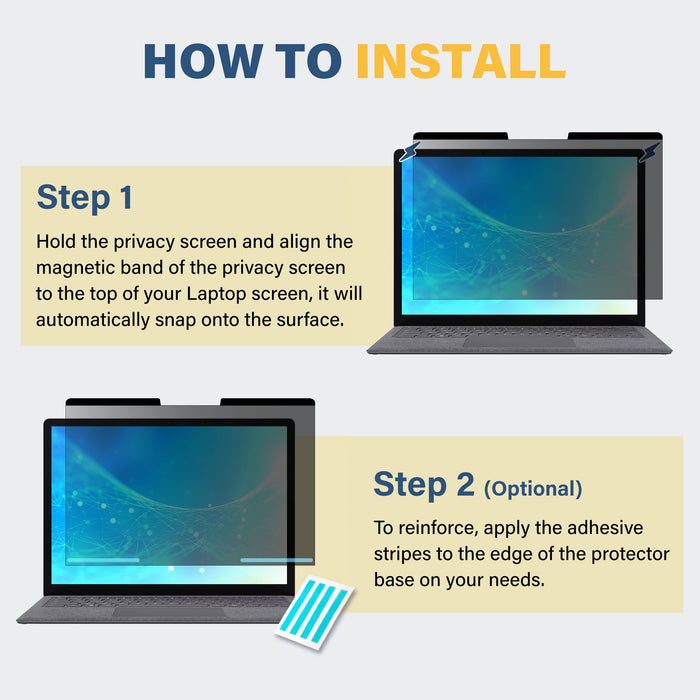 Magnetic Privacy Screen Protector for Microsoft Surface Laptop