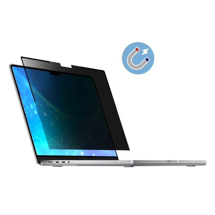 Magnetic Privacy Screen Protector attached to MacBook Pro 13-inch model