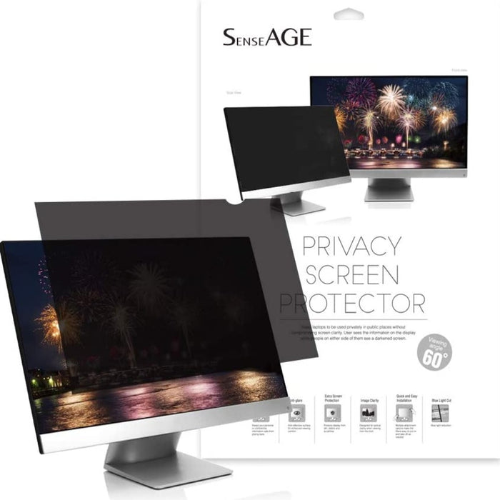 Adhesive Privacy Screen Protector for Widescreen Monitor 17" to 27"