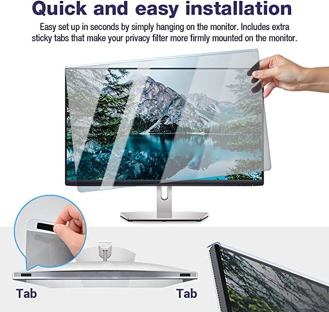 Frame Hanging Privacy Screen Protector for Monitor