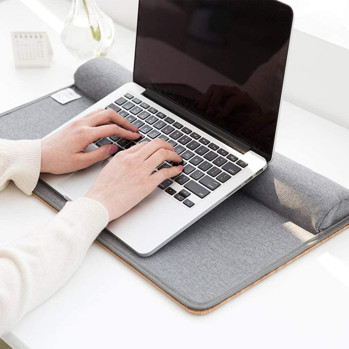 Wooden Bamboo Cushioned Lap Desk