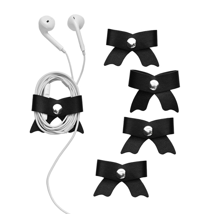5-Pack Tiny Cord Organizer with Bow Design(Small)