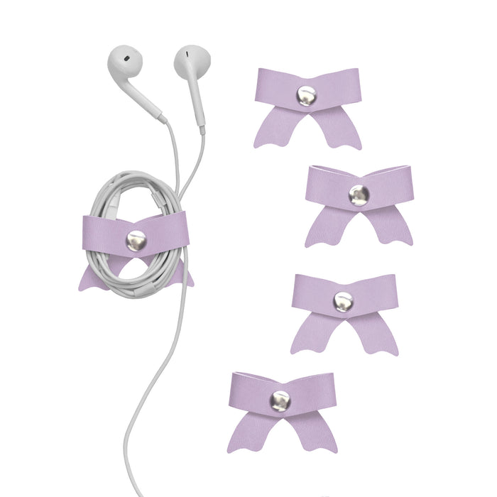 5-Pack Tiny Cord Organizer with Bow Design(Small)