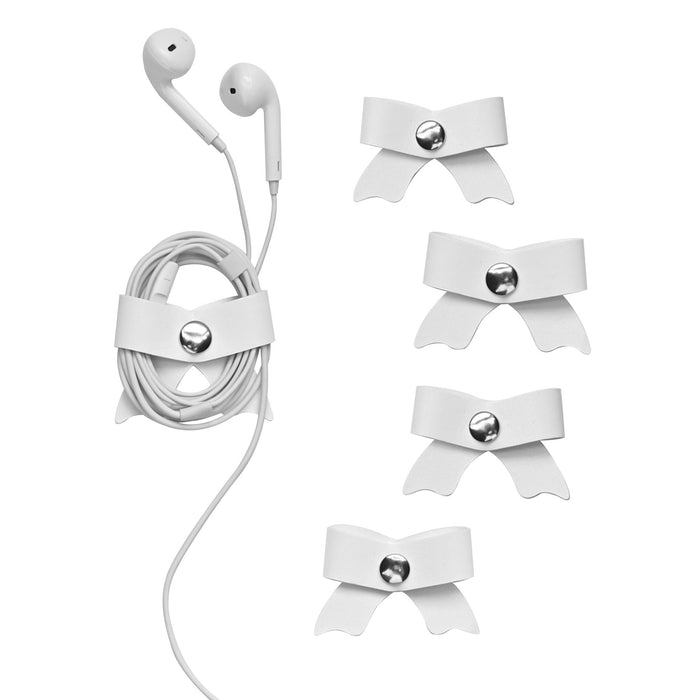 5-Pack Tiny Cord Organizer with Bow Design(Small)
